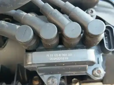 Second-hand car spare part complete engine for renault twingo dynamique 76 cv / 56 kw oem iam references d4fj7  