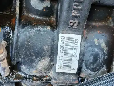 Second-hand car spare part complete engine for renault twingo dynamique 76 cv / 56 kw oem iam references d4fj7  