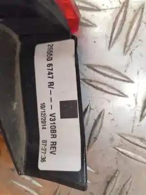 Second-hand car spare part right tailgate light for renault kangoo furgón professional oem iam references 265506747r  