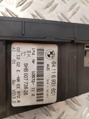 Peça sobressalente para automóvel em segunda mão comando de sofagem (chauffage / ar condicionado)  por bmw serie 3 compact (e46) 2.0 320td referências oem iam 6931601  