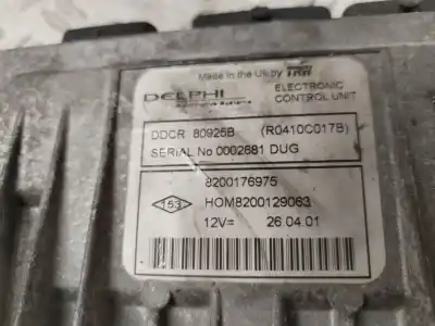 Автозапчасти б/у блок управления двигателем за renault clio ii fase ii (b/cb0) authentique ссылки oem iam 8200176975  