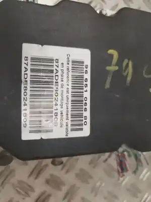 Peça sobressalente para automóvel em segunda mão abs por citroen c4 picasso i monospace (ud_) 1.6 hdi referências oem iam 9665106680