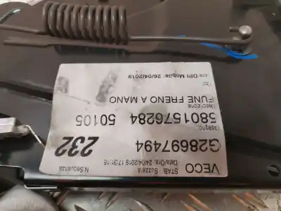 Автозапчастина б/у важіль ручного гальма для iveco daily furgon fg batalla 3000 33 s ... v 155 cv / 114 kw посилання на oem iam 5801576284  verificado 9-7-25 Автозапчастина б/у важіль ручного гальма для iveco daily furgon fg batalla 3000 33 s ... v 155 cv / 114 kw посилання на oem iam 5801576284  verificado 9-7-25
