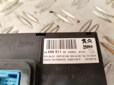 Second-hand car spare part electronic module for citroen berlingo live m oem iam references 9849651180  