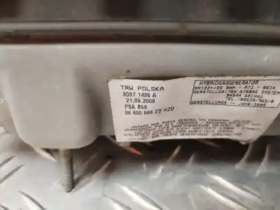 Автозапчасти б/у ПОДУШКА БЕЗОПАСНОСТИ ПЕРЕДНЯЯ ПРАВАЯ за CITROEN C4 PICASSO  ссылки OEM IAM 96600568ZD   Автозапчасти б/у ПОДУШКА БЕЗОПАСНОСТИ ПЕРЕДНЯЯ ПРАВАЯ за CITROEN C4 PICASSO  ссылки OEM IAM 96600568ZD