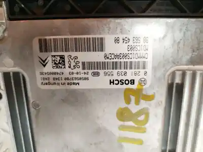 Second-hand car spare part ecu engine control for citroen berlingo live m oem iam references 0281039556  
