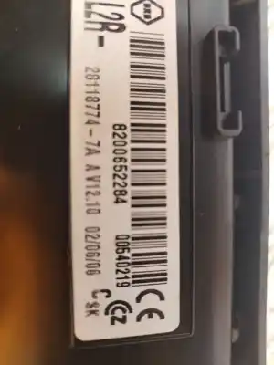 Second-hand car spare part electronic module for renault clio iii business oem iam references 8200652284  