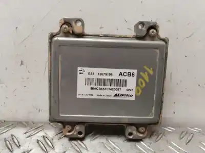 Second-hand car spare part ecu engine control for opel meriva b selective 120 cv / 88 kw oem iam references 12679199  