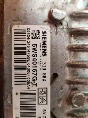 Pezzo di ricambio per auto di seconda mano centralina motore per peugeot 407 st confort pack riferimenti oem iam 5ws40167g-t