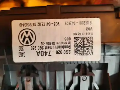 Peça sobressalente para automóvel em segunda mão quadrante por volkswagen polo advance referências oem iam 2g0920740a  