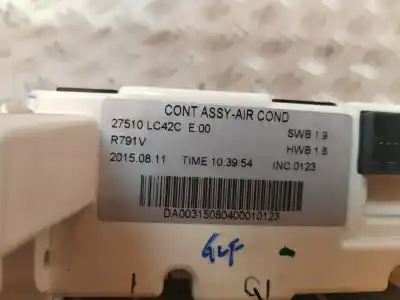 Peça sobressalente para automóvel em segunda mão comando de sofagem (chauffage / ar condicionado)  por renault serie d fg 4x2 crew-cab 209 cv / 154 kw referências oem iam 27510lc42c