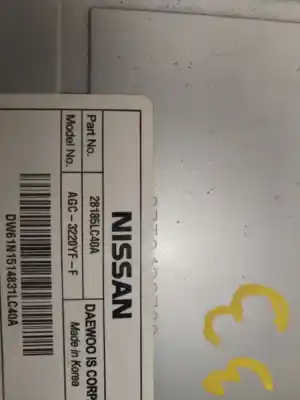 Peça sobressalente para automóvel em segunda mão sistema de áudio / rádio cd por renault serie d fg 4x2 crew-cab 209 cv / 154 kw referências oem iam 28185lc40a