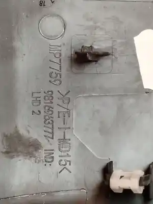 Second-hand car spare part decorative moulding for citroen berlingo 100 años m oem iam references 9816963777