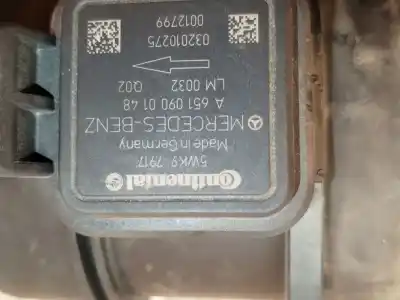 Second-hand car spare part Flowmeter for MERCEDES CLASE C (W204) BERLINA C 220 CDI BlueEfficiency (204.002) 170 CV / 125 KW OEM IAM references A6510900148  