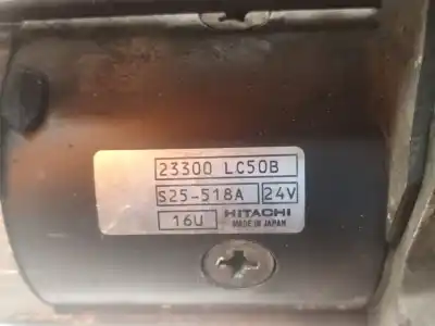 Peça sobressalente para automóvel em segunda mão motor de arranque por renault serie d fg 4x2 crew-cab 209 cv / 154 kw referências oem iam 23300lc50b
