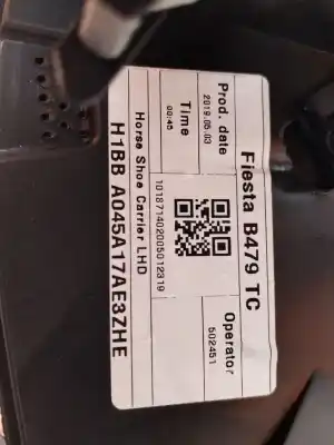 Peça sobressalente para automóvel em segunda mão Moldagem por FORD FIESTA (CE1) Titanium Referências OEM IAM H1BBA045A17  