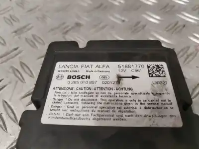 Second-hand car spare part airbag control unit for fiat doblo dynamic oem iam references 0285010857