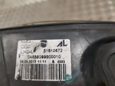 Second-hand car spare part left headlight for fiat doblo dynamic oem iam references 51810672  
