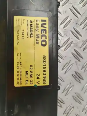 Second-hand car spare part electronic module for iveco eurocargo 05.03 -> fg 75 e larga distancia oem iam references 5801583468