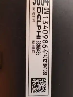 Second-hand car spare part multifunction display for opel meriva b selective 120 cv / 88 kw oem iam references 28365485