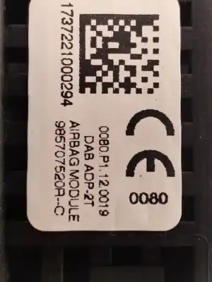 Second-hand car spare part Front Left Air Bag for RENAULT KANGOO Furgón Professional OEM IAM references 985707520R  