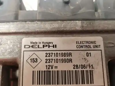 Second-hand car spare part ecu engine control for renault clio iii authentique oem iam references 237101989r  