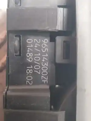Second-hand car spare part left front power window switch for citroen c5 break collection oem iam references 96514300zf  
