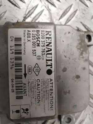 Автозапчасти б/у блок управления подушками безопасности за renault clio ii fase ii (b/cb0) authentique ссылки oem iam 8200375763  