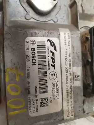 Pezzo di ricambio per auto di seconda mano Centralina Motore per IVECO EUROCARGO Fg 120 EL 4x2 Tráfico urbano 186 CV / 137 KW Riferimenti OEM IAM 0281020146  