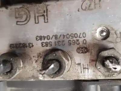 Peça sobressalente para automóvel em segunda mão abs por opel meriva blue line referências oem iam 0265231583  