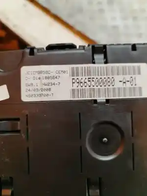 Second-hand car spare part multifunction display for citroen c4 picasso exclusive oem iam references p9665500080