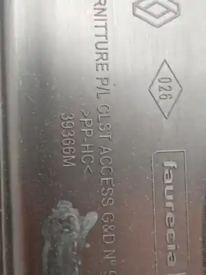 Second-hand car spare part left rear door trim for renault kangoo iii authentic 74 cv / 55 kw oem iam references 39366m  