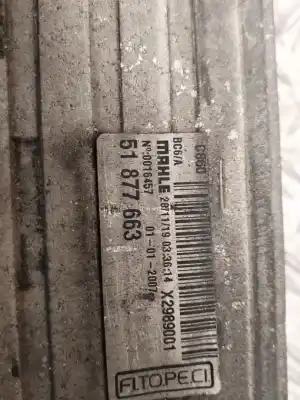 Pezzo di ricambio per auto di seconda mano INTERCOOLER per FIAT III FIORINO (225) Adventure SX Kombi 75 CV / 55 KW Riferimenti OEM IAM 51877663  