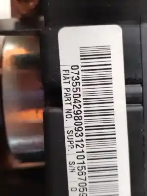 Second-hand car spare part multifunction switch for fiat doblo dynamic oem iam references 07355042980  