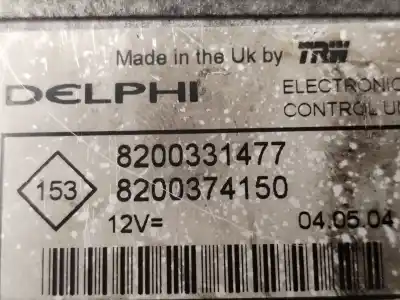 Автозапчасти б/у блок управления двигателем за renault clio ii fase ii (b/cb0) base authentique 82 cv / 60 kw ссылки oem iam 8200331477  