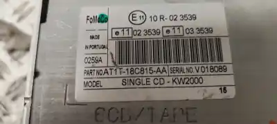 Pezzo di ricambio per auto di seconda mano impianto audio / radio cd per ford tourneo connect (tc7) 210s kombi riferimenti oem iam at1t-18c815-aa  