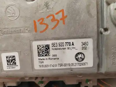 Автозапчастина б/у панель інструментів для skoda octavia lim. (nx3) ambition посилання на oem iam 5e3920770a  