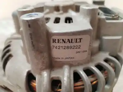 Second-hand car spare part alternator for renault midlum 6.2 diesel oem iam references 7421289222  