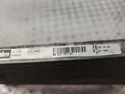 Pezzo di ricambio per auto di seconda mano condensatore / radiatore aria condizionata per peugeot 407 st confort riferimenti oem iam 9652775780
