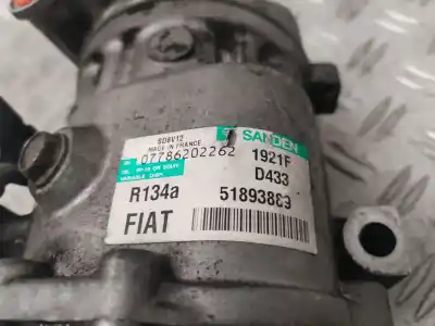 Peça sobressalente para automóvel em segunda mão compressor de ar condicionado a/a a/c por fiat doblo dynamic referências oem iam 51893889