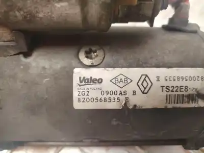 Second-hand car spare part starter motor for renault trafic combi (ab 4.01) generation privilege  combi corto oem iam references 8200568535
