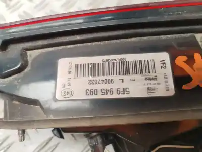 Second-hand car spare part interior left tailgate light for seat leon (5f1) 2.0 cupra oem iam references 5f9945093  verificado 1-10-25