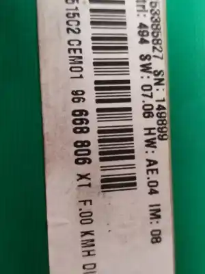 Peça sobressalente para automóvel em segunda mão quadrante por citroen c3 comercial 68 cv / 50 kw referências oem iam 96668806xt  verificado 22-9-25