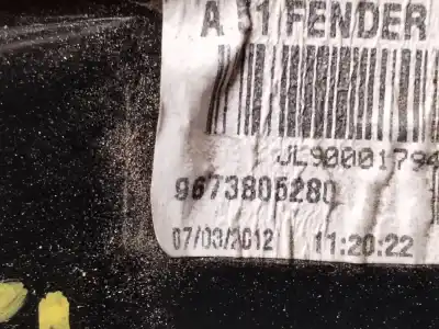 Second-hand car spare part right tailgate light for citroen c3 comercial 68 cv / 50 kw oem iam references 9673805280  verificado 22-9-25