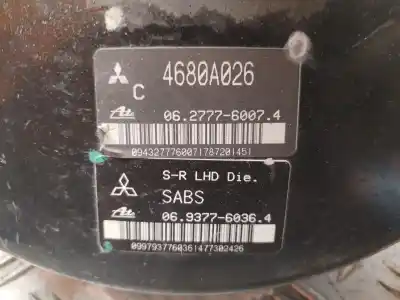 Автозапчастина б/у гальмівний серво для mitsubishi outlander (cw0) 2.0 di-d invite посилання на oem iam 06277760074  verificado 2-10-2025
