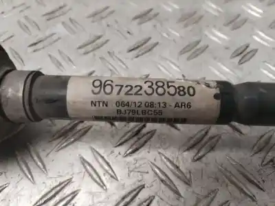 Pezzo di ricambio per auto di seconda mano trasmissione anteriore sinistra per citroen c3 comercial 68 cv / 50 kw riferimenti oem iam 9672238580