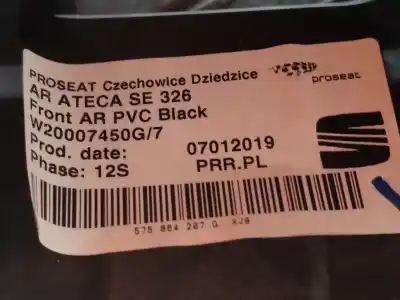 Автозапчастина б/у центральний подлокник для seat ateca (kh7) reference посилання на oem iam 575864207g  verificado 2-10-2025
