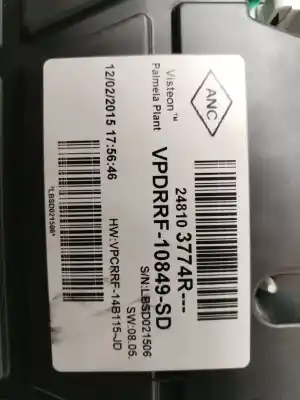 Pièce détachée automobile d'occasion Compteur De Vitesse Tableau De Bord pour RENAULT TRAFIC COMBI L1H1 2.7t (8/9 Sitze) Authentique 116 CV / 85 KW Références OEM IAM 248103774R  VERIFICADO 7-10-25