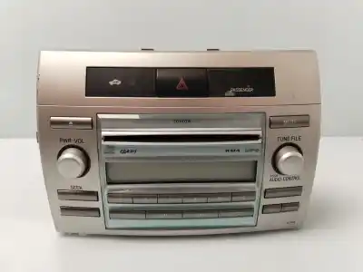 Second-hand car spare part audio system / radio cd for toyota corolla verso (r1) 2.2 d-4d sol oem iam references 86120-0f030  
