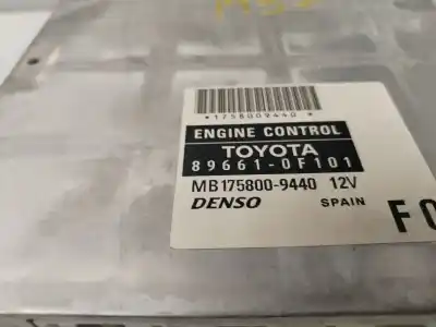 Автозапчасти б/у блок управления двигателем за toyota corolla verso (r1) 2.2 d-4d sol ссылки oem iam 89661-0f101  